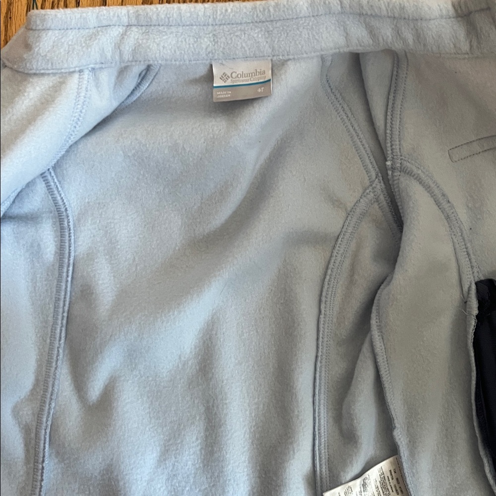 Columbia Light Blue Kids Jacket - Picture 2 of 3